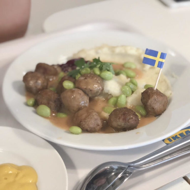 IKEAレストランの料理写真